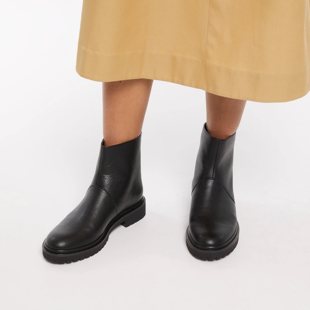 Matt & natt Mira black vegan leather short boot